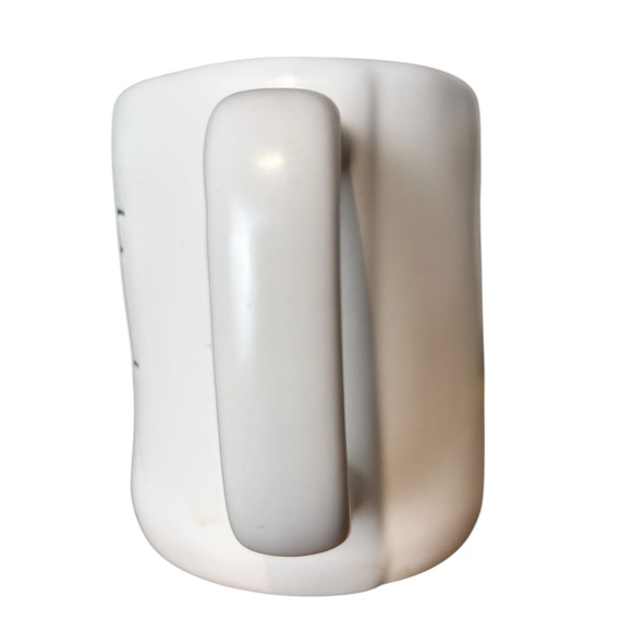 🚨 SALE - Rae Dunn “PEACE” cream coffee mug, Collectible Rustic Fun - Picture 3 of 7